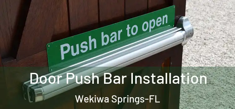 Door Push Bar Installation Wekiwa Springs-FL